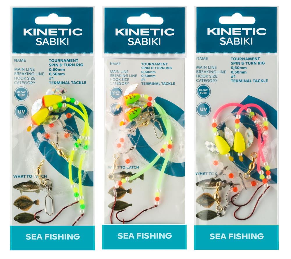 Kinetic Sabiki Tournament Spin&Turn rig