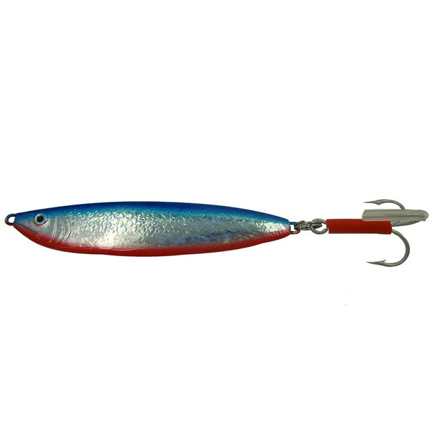 Solvkroken Stingsild Holo Pilker 125g - Blue-Silver-Red