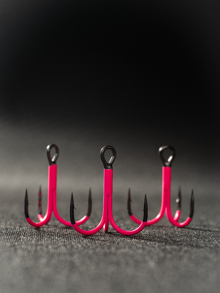 BKK SPEAR 21-UVP - Treble Hooks Pink - Size 1
