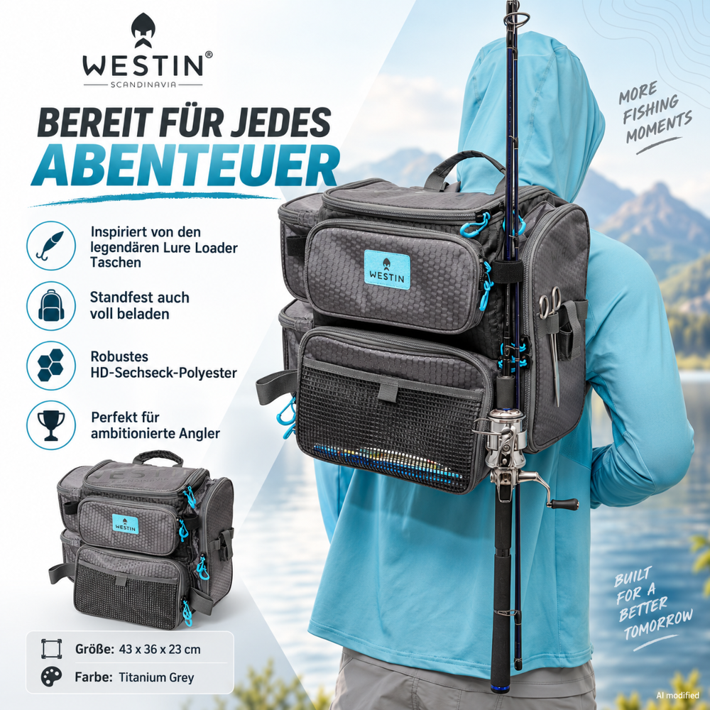 Westin W4 HD Backpack incl. 3 Boxen