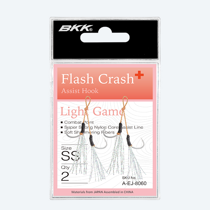 BKK Flash-Crash+ - Ultra Light Jigging Assist Hooks - Gr. SS
