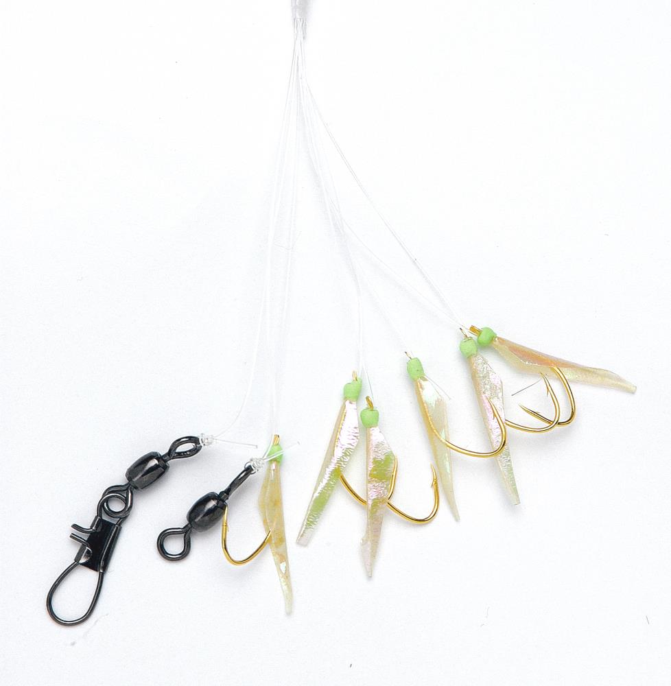 Behr herring system with self-luminous real fish skin