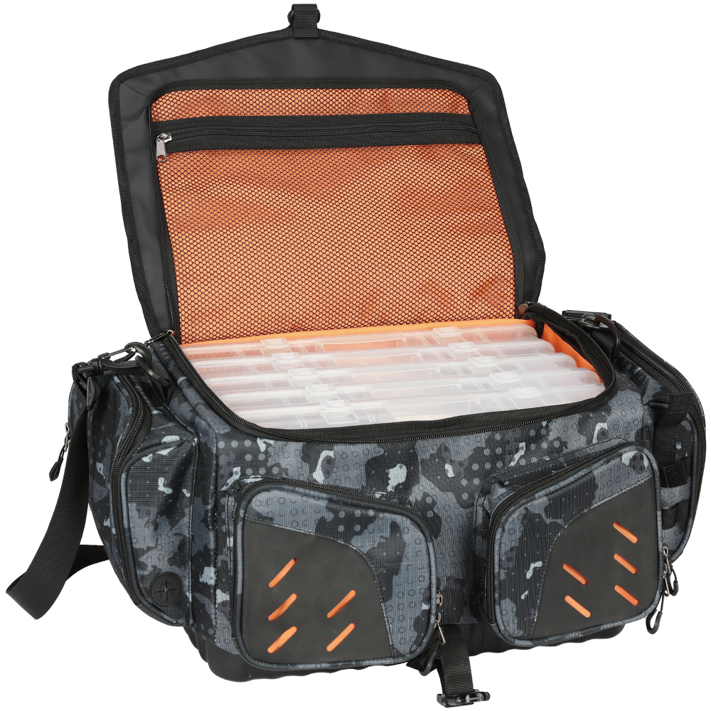 Behr Ranger 13 Fishing Bag with 5 Tackle Boxes