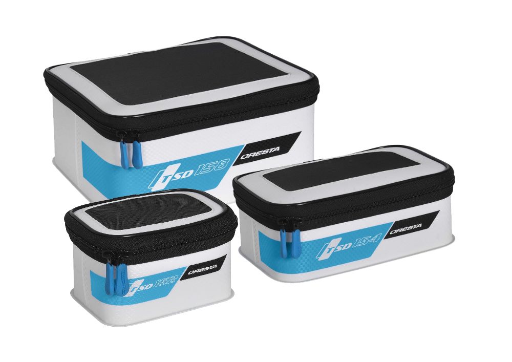 CRESTA TSD Bait Bag White Series – EVA Ködertaschen mit Micro-Mesh-Deckel (S / M / L)