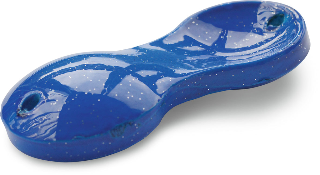 Zebco Flatty Teaser bleifrei - Buttlöffel-blau-rainbow glitt