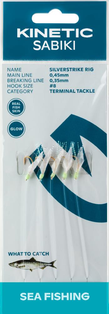 Kinetic Sabiki SilverStrike Rig