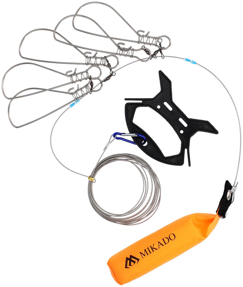 SET OF SNAPS TO HOLD FISH - 14 CM  - 5pcs