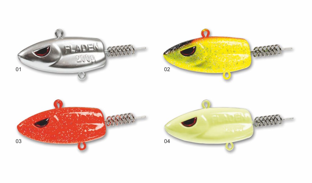 FLADEN Jig Head mit Bait Screw