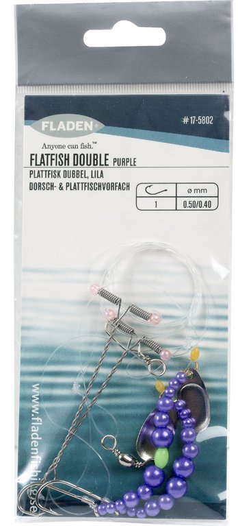 FLADEN Plattfischsystem mit o. ohne Gewicht-Lilaohne 50g Gew