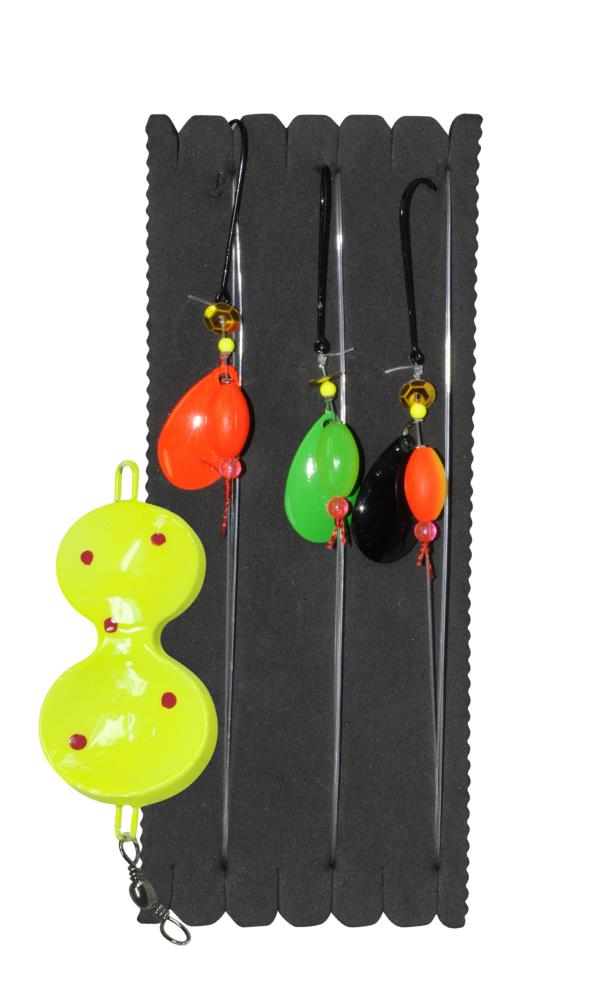 Eisele Sea-Fishing Flounder-Spoon-Rig fluo-yellow