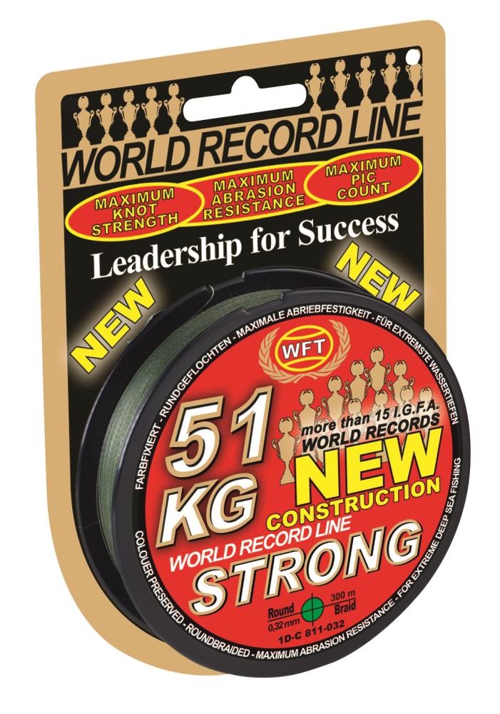 WFT NEW KG Strong Green - 0,08mm - 10kg - 150m