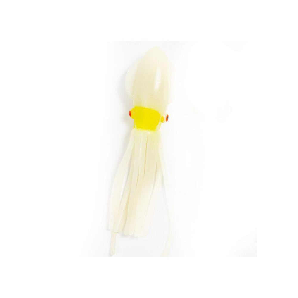 FLADEN Solid Squid Pack - wing octopuses 12cm - Hot Yellow