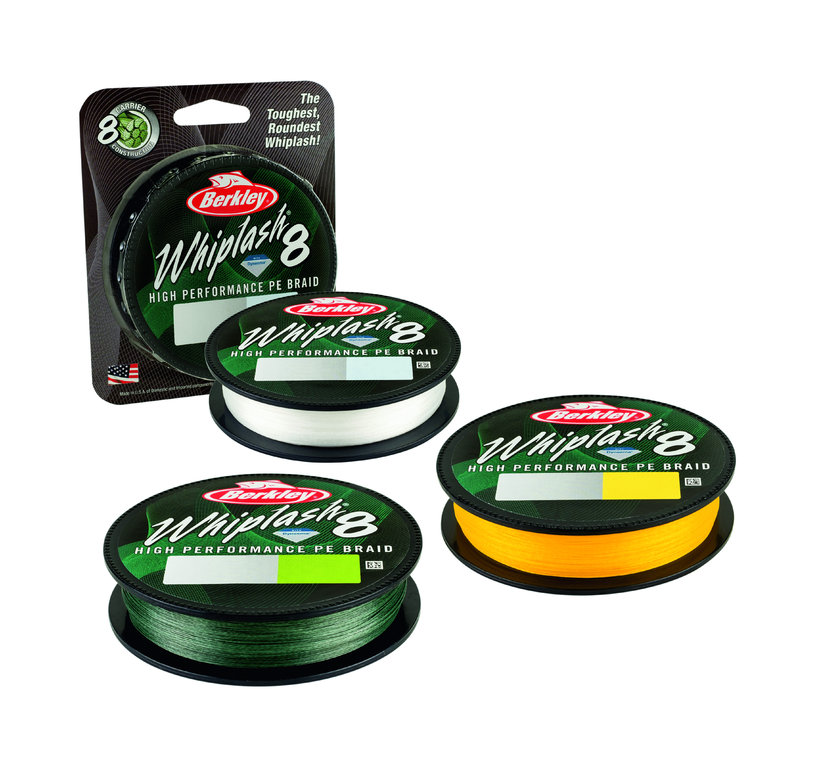 Berkley Whiplash 8 - Green - Yellow - Crystal 300m