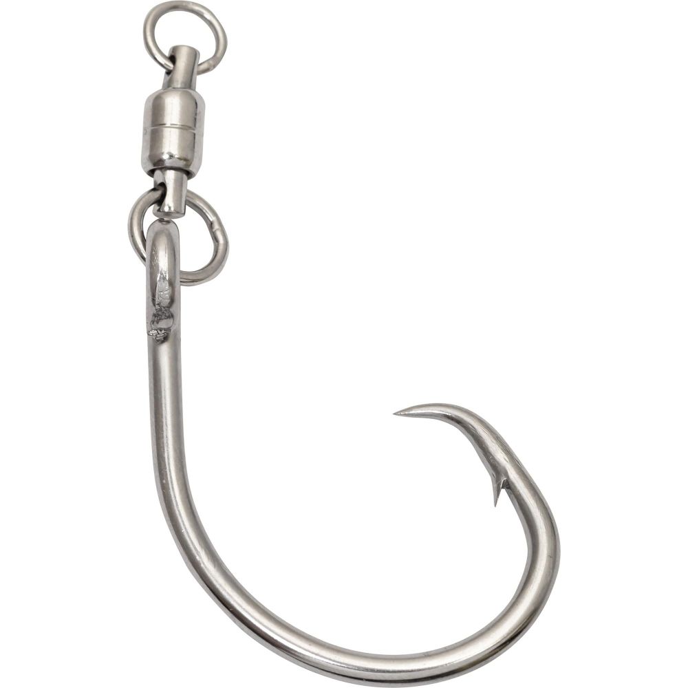 Mustad Demon Offset Circle Hook with Swivel - Size 10/0