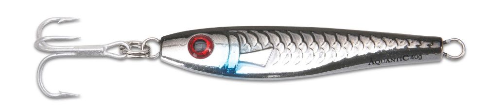 AQUANTIC Gloss Pilk - Pilker - BB - Black-Silver 60g