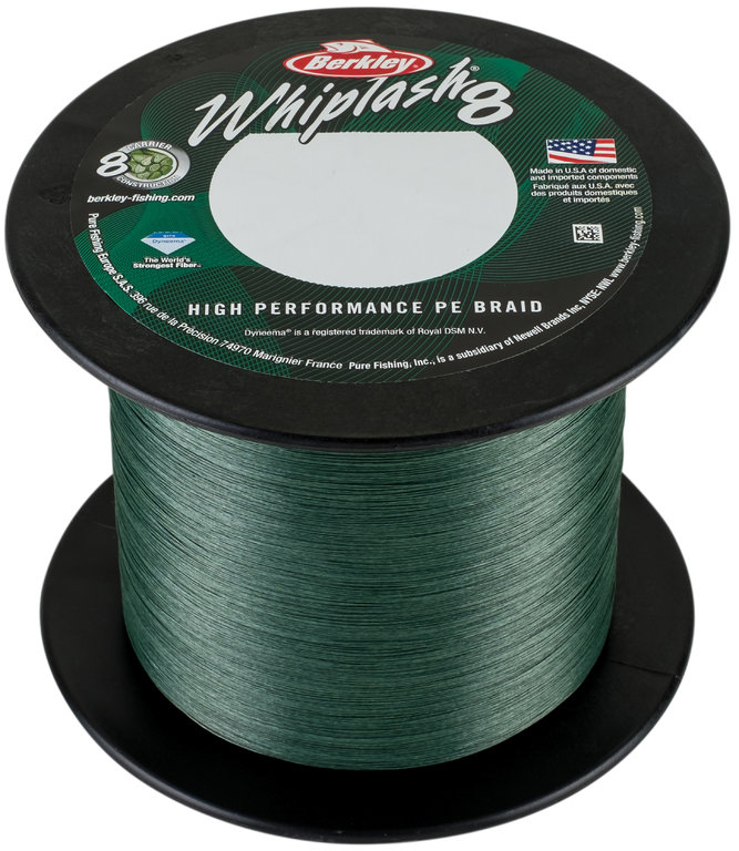 Berkley Whiplash 8 Green - 0,30mm - 71,6kg - per 25m