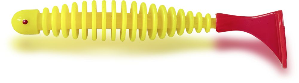 Rhino Salty Paddler - Gummiköder- gelb/rot - 15cm - 2 Stück