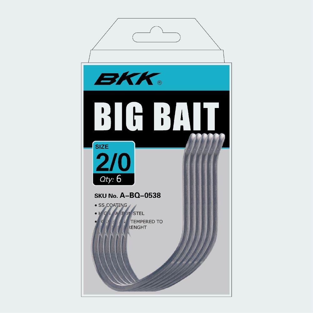 BKK Big Bait Hooks - Size 2/0