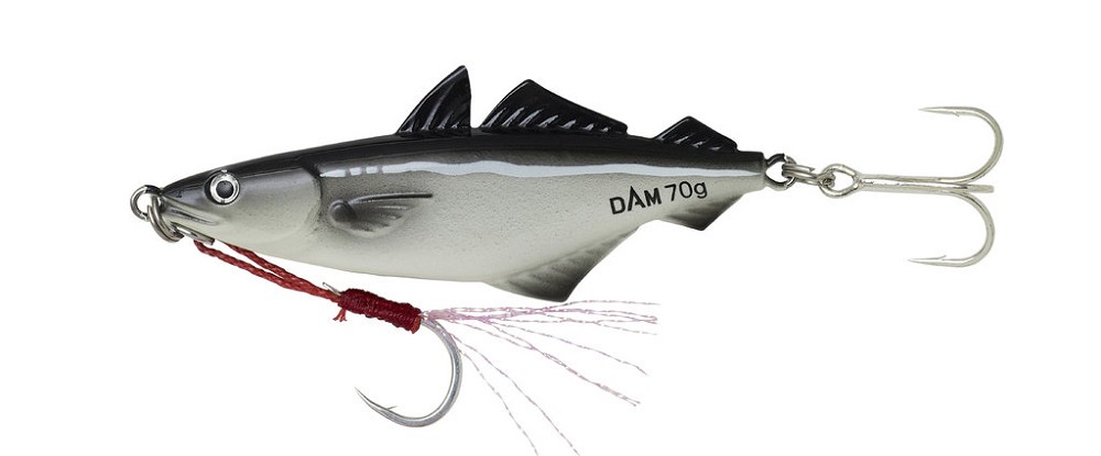 DAM SALT-X Casting Jigs-Glow Coalfish UV30g