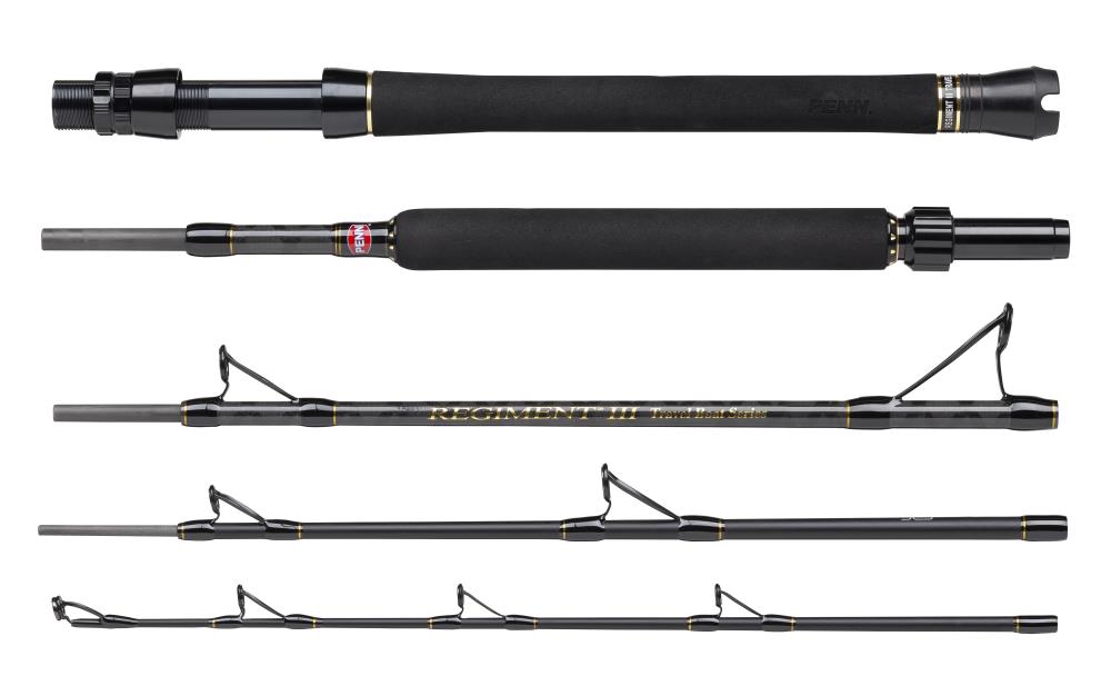 PENN Regiment III Boat 5pcs Travel Rod 20-30lb