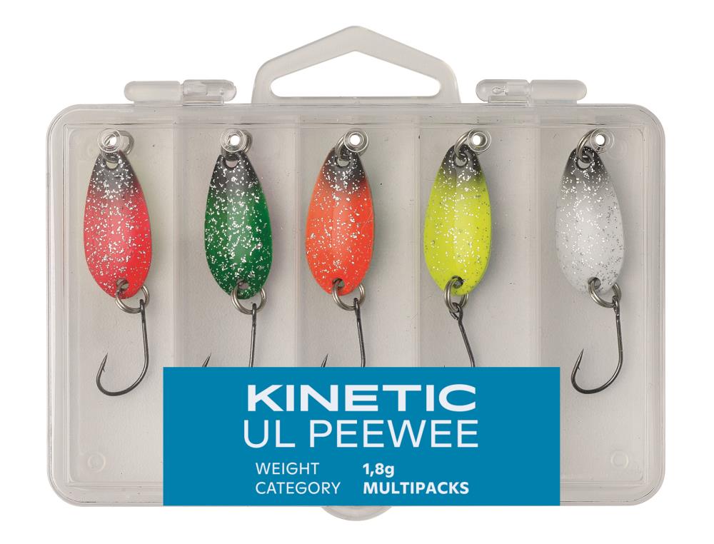 Kinetic UL PEEWEE Multipack Spoon 1,8g - Pack of 5