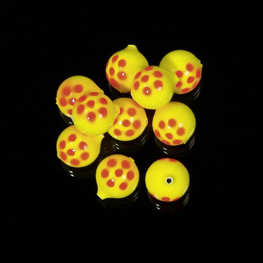 DEGA Orignal USA-Cork’y - 6mm - YLCL- Yellow/Red dotted