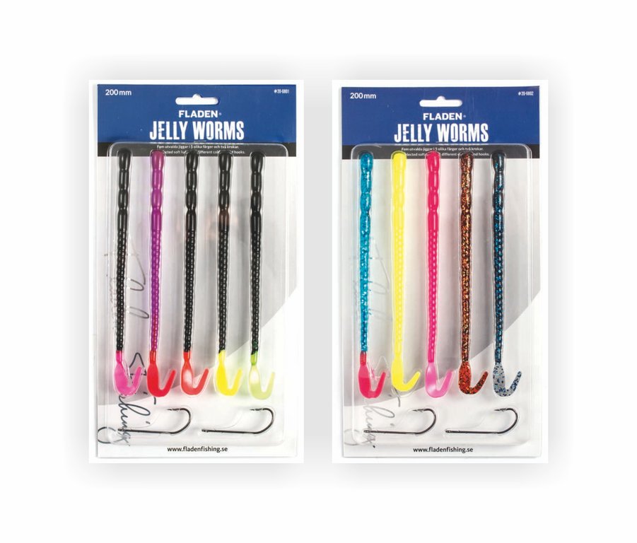 FLADEN Soft Baits - Jelly Worms 200mm