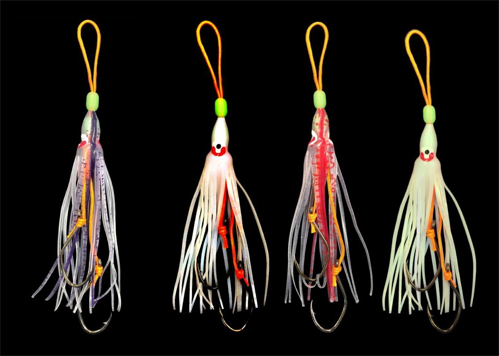 DEGA UV Octopus Beifänger-Vorfach mit zwei Haken