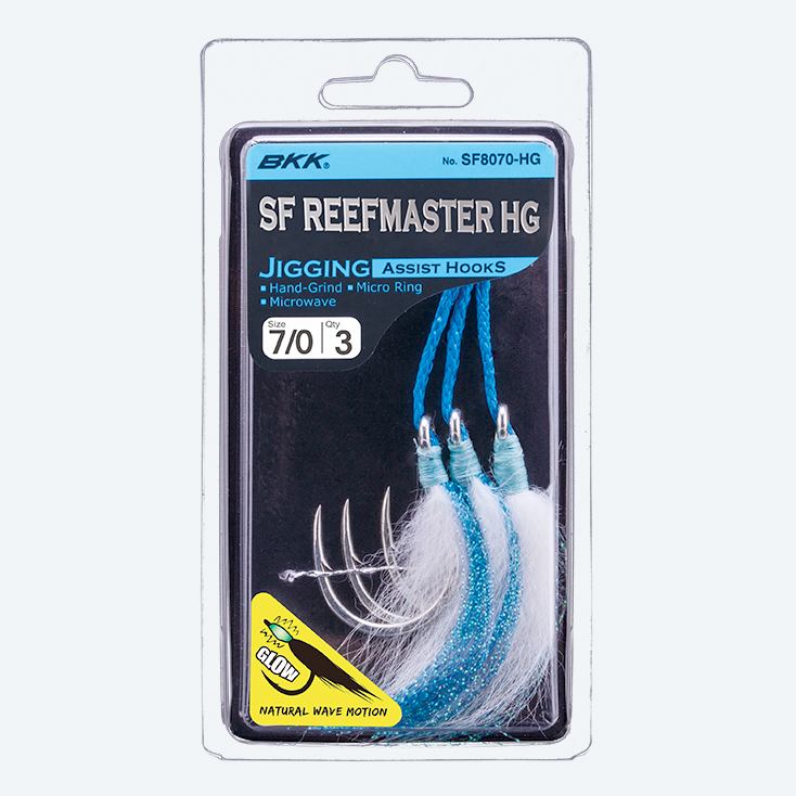 BKK SF Reefmaster HG Jigging Assist Hook - Gr. 5/0