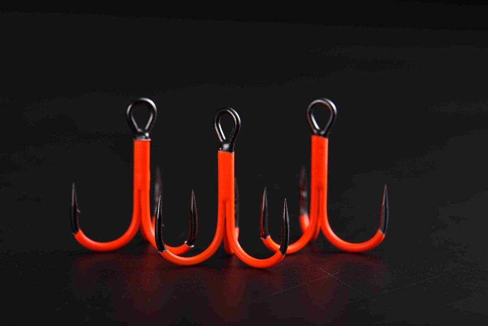 BKK SPEAR-21 UVO Treble Hooks Orange - Size 12
