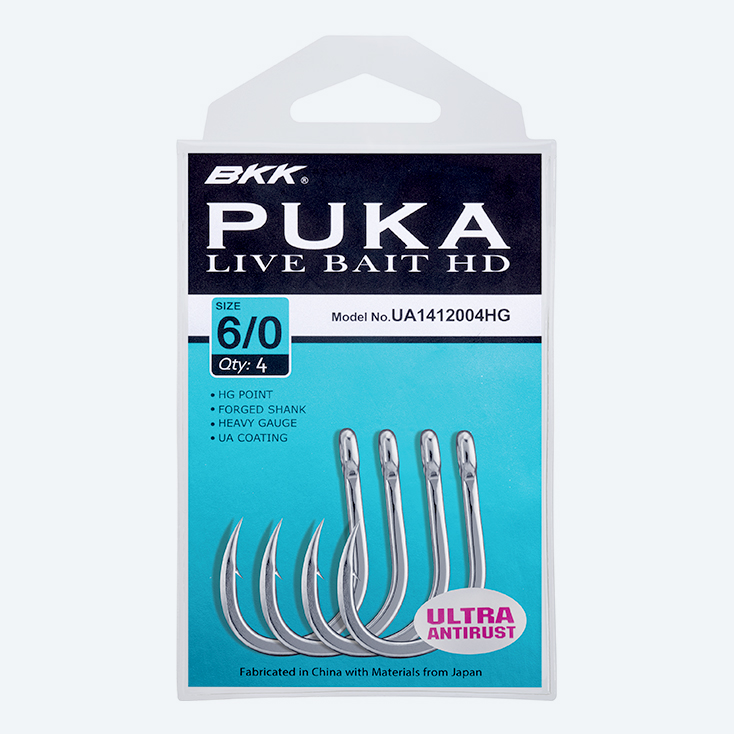 BKK Puka Livebait HD Hooks - Size 1
