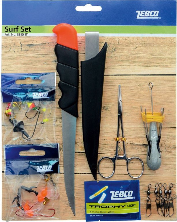 ZEBCO Surf Set 14-teilig zum Brandungsangeln
