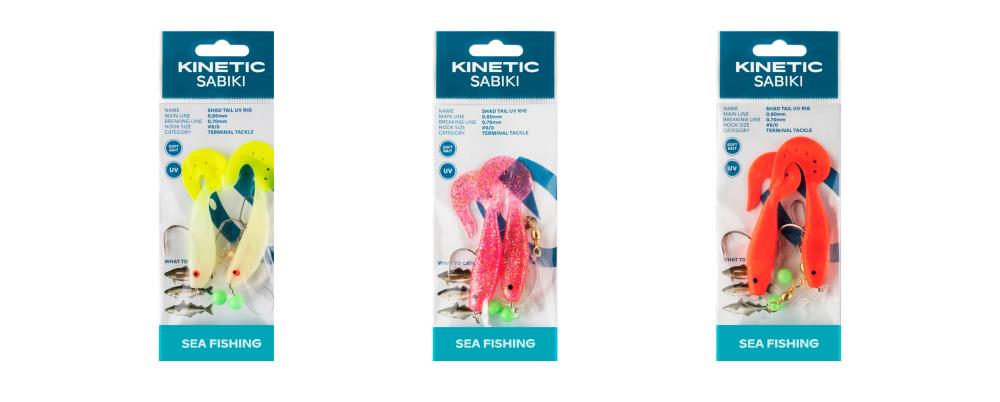 Kinetic Sabiki Shad Tail UV