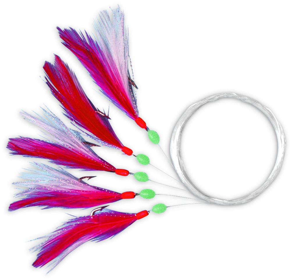 ZEBCO Z-SEA Mackerel Rig 1/0 with feathers