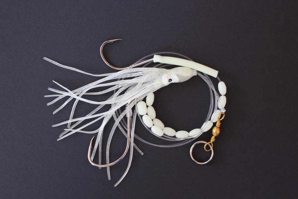 FLADEN Halibut/Ling-Rig - Octopus Luminous Rig