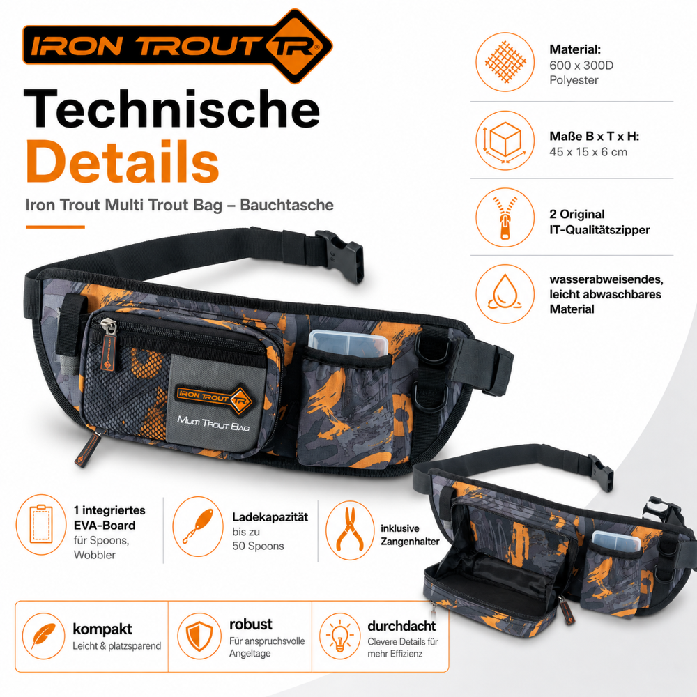 Iron Trout Multi Trout Bag - Bauchtasche
