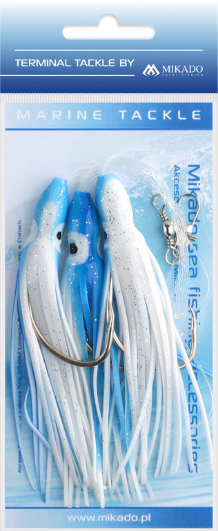MIKADO Octopus Rig-Blau-Weiß10cm