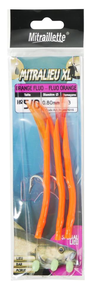 RAGOT MITRALIEU XL - Rubber-Makk-System 5/0 - Fluo Orange
