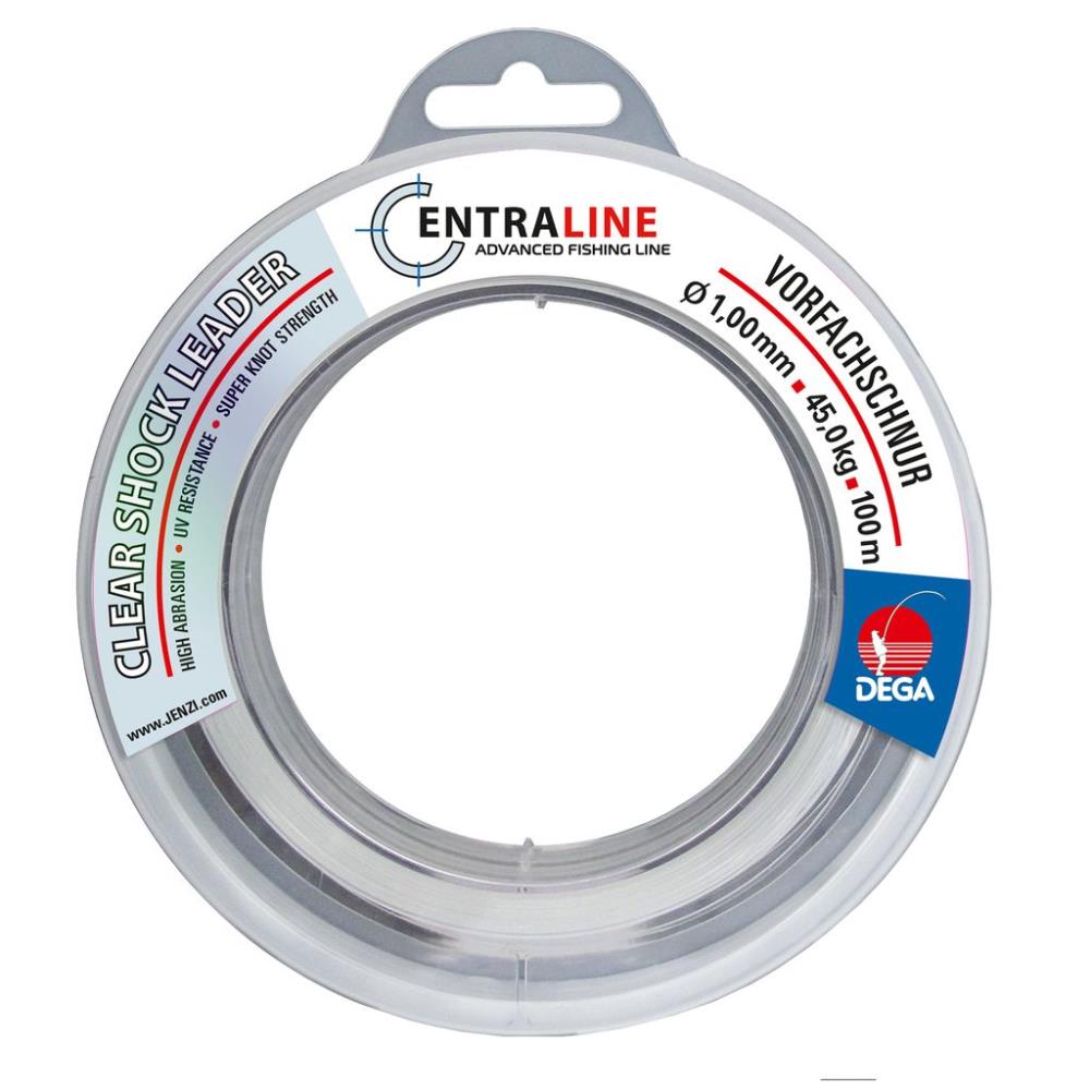DEGA Clear Shockleader 100m - 0,40mm - 10kg