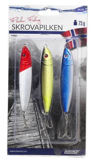 MARINOR SKROVAPILKEN 3-teiliges Pilker-Set 125g