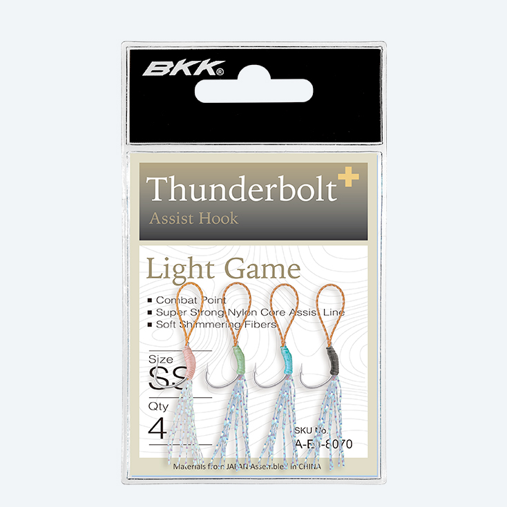 BKK Thunderbold+ - Ultra Light Jigging Assist Hooks- Size M