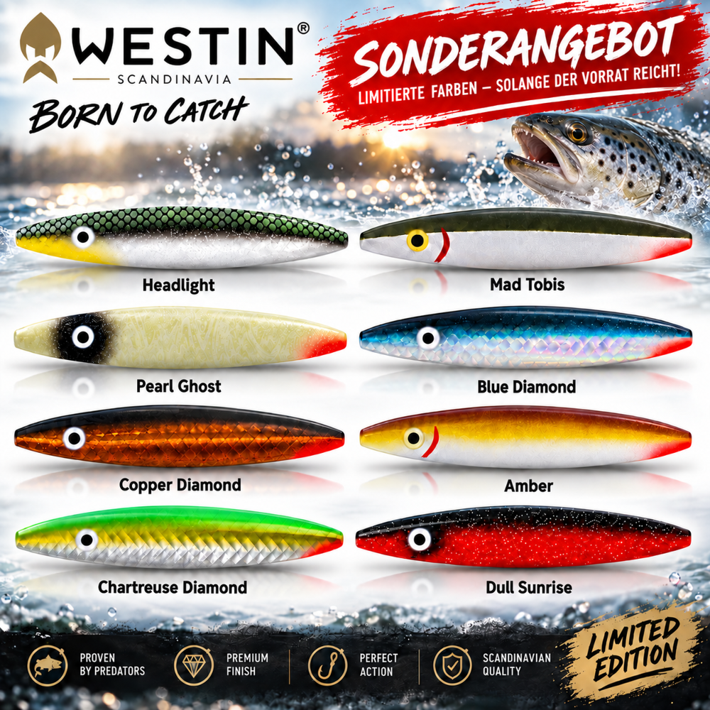 Westin D360° V2 Seatrout Spoon 12g - Headlight