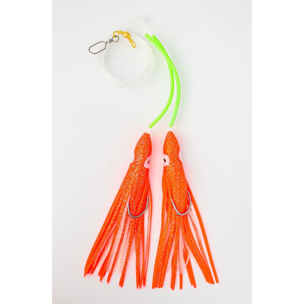 FLADEN ling, tusk and cod leader - 2 red octopuses