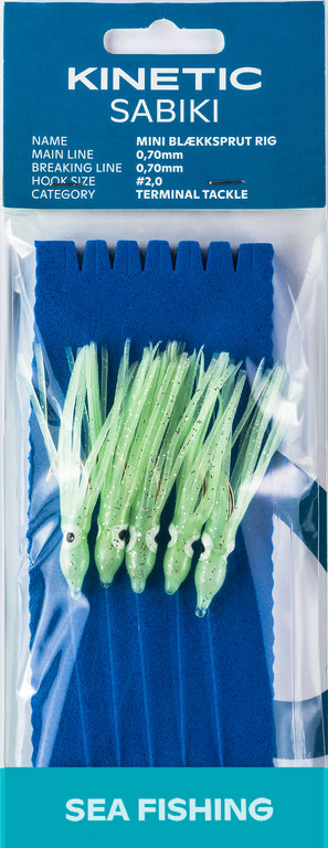 Kinetic Sabiki Mini Blekksprut Rig - Vorfach