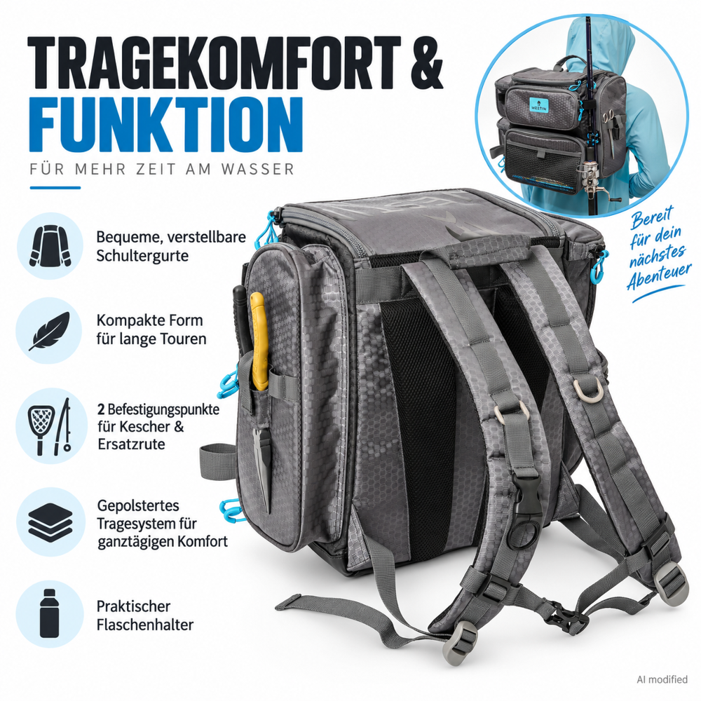 Westin W4 HD Backpack incl. 3 Boxen