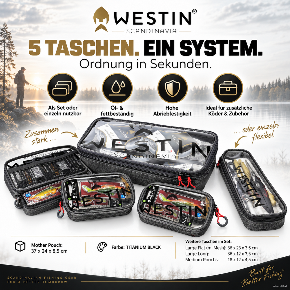 Westin W4 Clear Guard Pouch Set - Schutzhüllen-Set