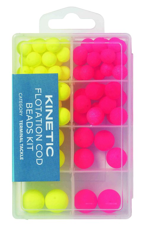 Kinetic Flotation Cod Beads Kit 72pcs