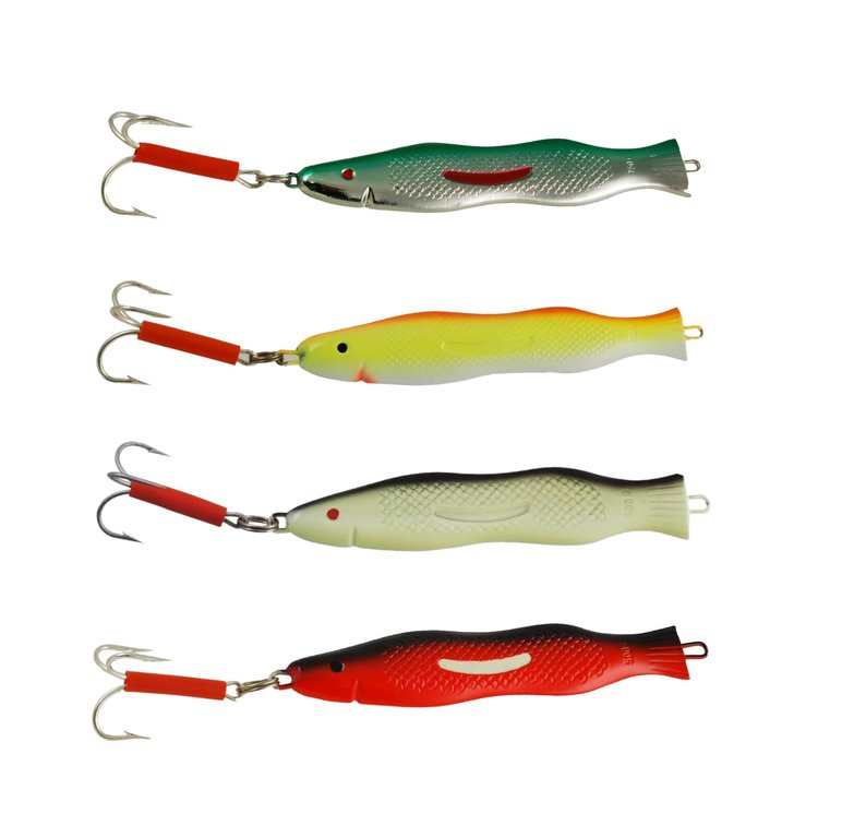 Solvkroken Sølvpilk / S-Jigger Pilker-01 - Grün-Silber250g