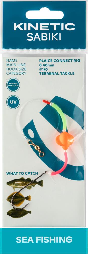 Kinetic Sabiki Plaice Connect - Plattfischvorfach 1/0 - Orange