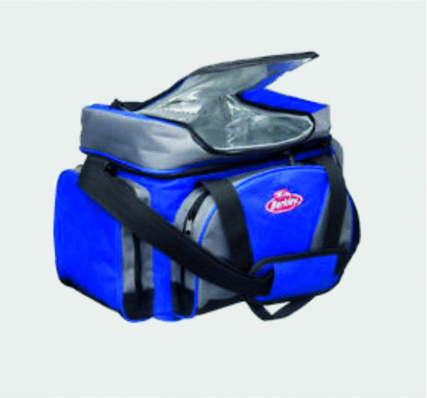Berkley System Bag L with 4 Bait Boxes - Blue/Grey/Black